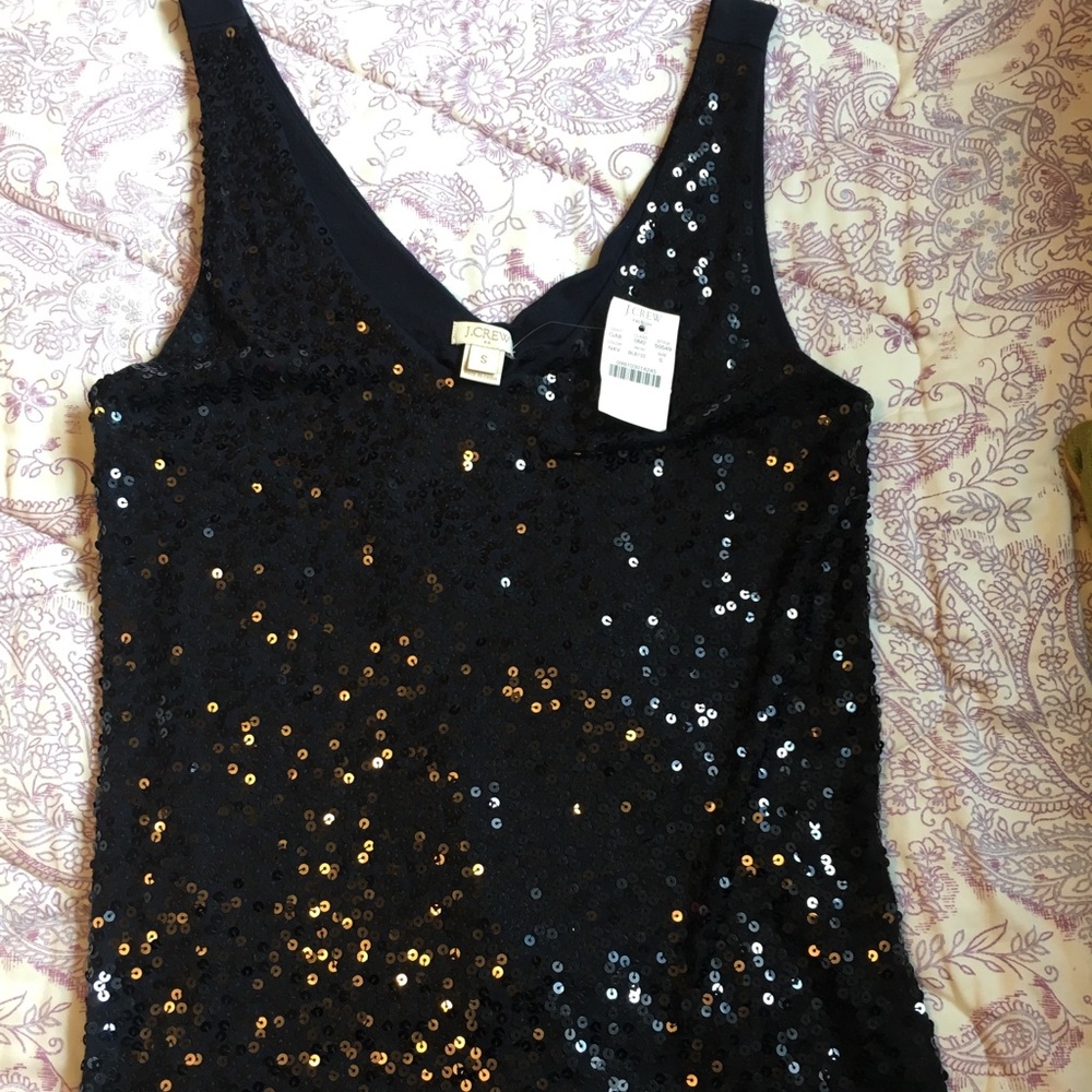 Jcrew sequined tank